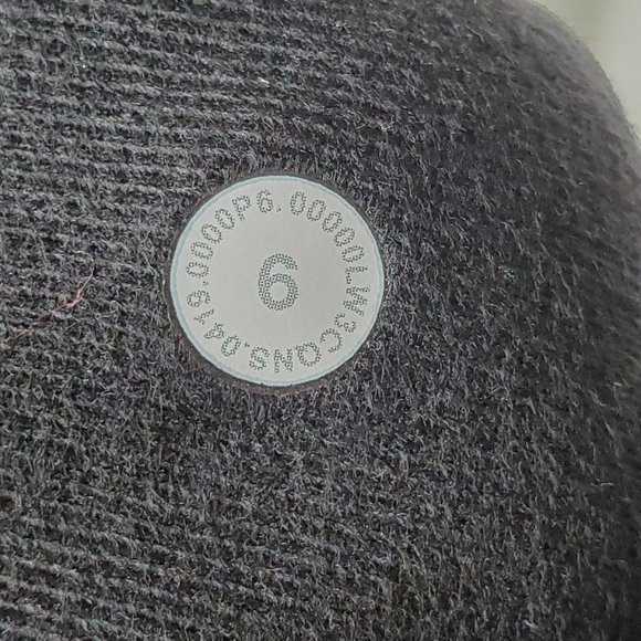 Lululemon Go Forward Pullover Wm's Size 6 Heathered Core Black Fleece Sweater - Picture 11 of 11